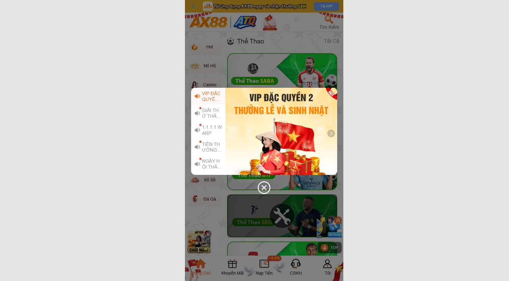 AX88 – Trang chủ nhà cái AX88 COM chính thức 2026 31 Giao diện ứng dụng mà người dùng sẽ thấy sau khi tải app AX88